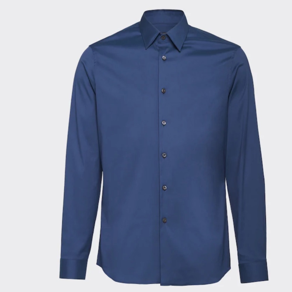 Prada blue dress shirt